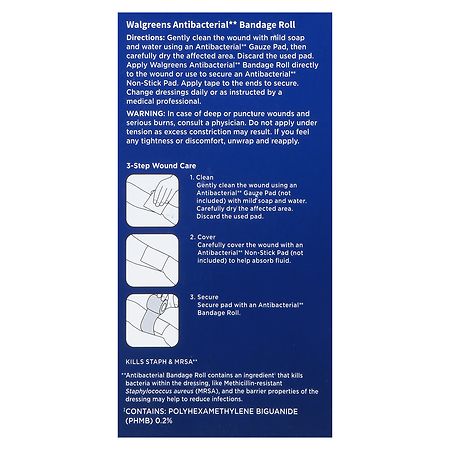 Walgreens Antibacterial Bandage Roll