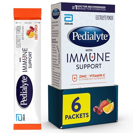 Pedialyte With Immune Support Electrolyte Powder