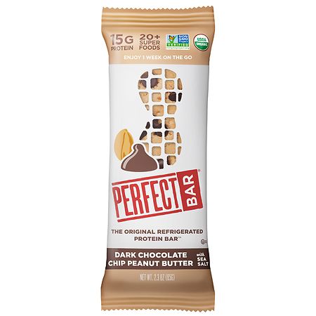 Perfect Bar The Original Refrigerated Protein Bar Dark Chocolate Chip Peanut Butter