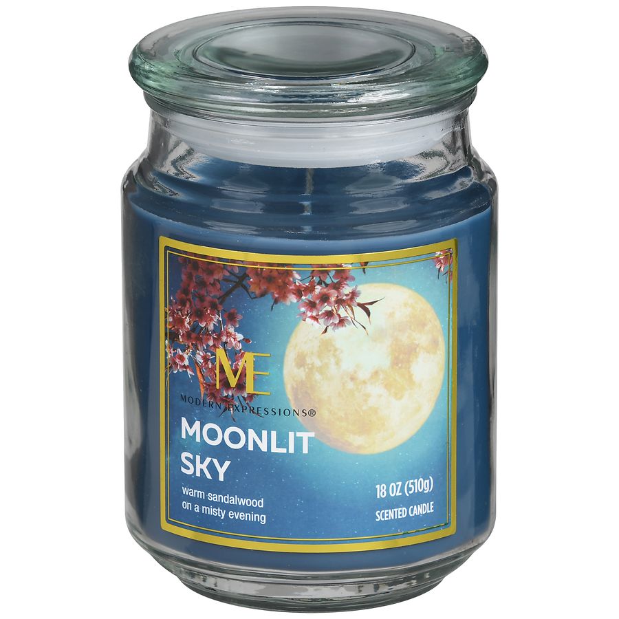 Modern Expressions Scented Candle Moonlit Sky Walgreens
