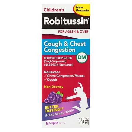 Robitussin Children's Cough & Chest Congestion DM Grape