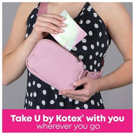 U by Kotex Balance Sized for Teens, Ultra Thin Pads with Wings Unscented