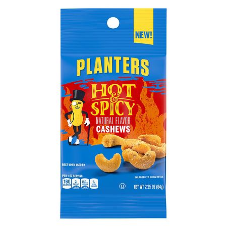 Planters Hot & Spicy Tube Nuts