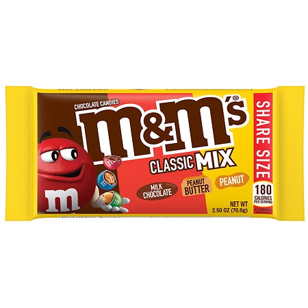 M&M's Pretzel Milk Chocolate Candy, Sharing Size - 8 oz Bag - Walmart.com