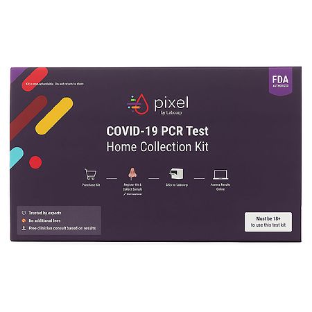 Labcorp Pixel COVID-19 PCR Test Home Collection Kit