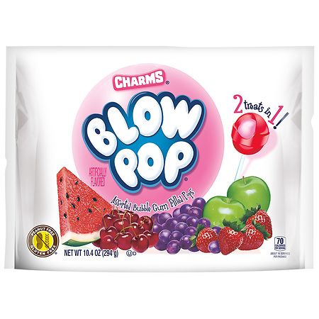 Blow Pop Gum Filled Lollipops