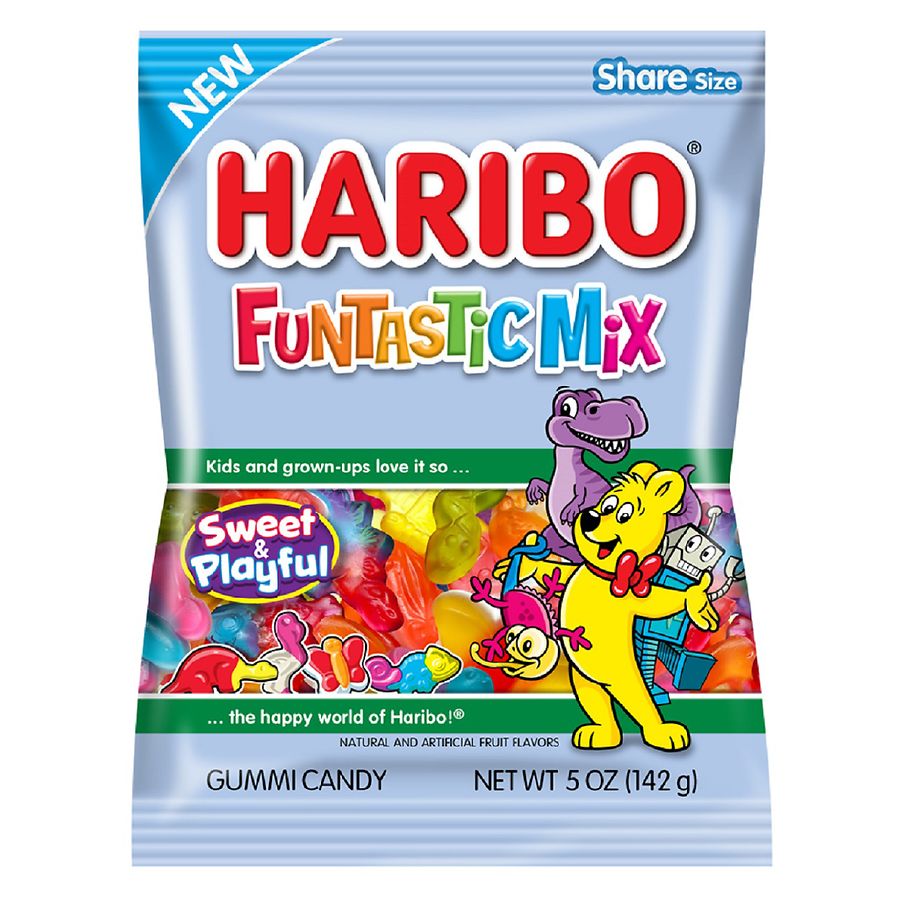 2 Bags Haribo Sour Streamers Gummies Gummy Chewy Candy Gummi Treat 3.6oz Each