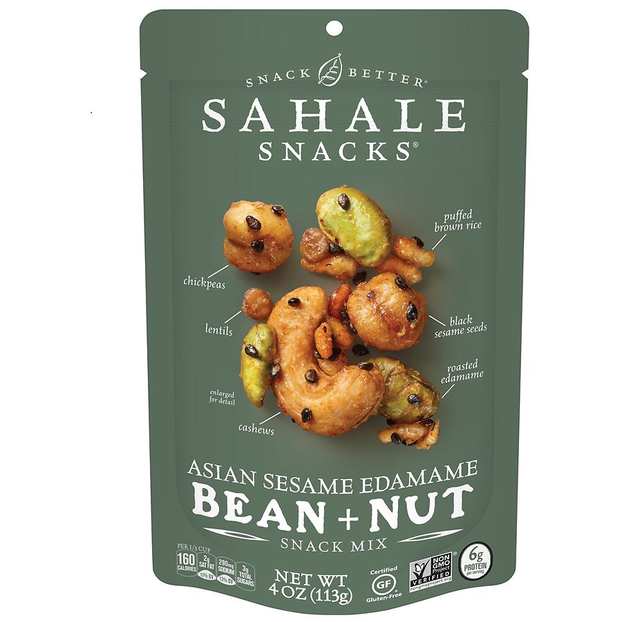 Sahale Snacks Asian Sesame Edamame Bean Snack Mix 