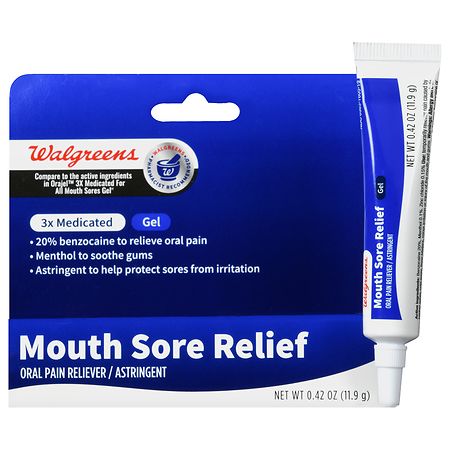 Walgreens Mouth Sore Relief Gel