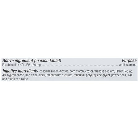 Walgreens 24 Hour Allergy Relief Fexofenadine Tablets