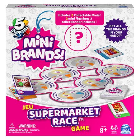 Spin Master Mini Brands Supermarket Race Game