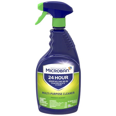 Microban 24 Hour Multi-Purpose Cleaner and Disinfectant Spray Fresh