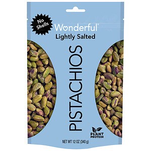 Image of Wonderful Roasted Light Salt No Shells Pistachios - 12oz