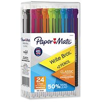 Deals on 24CT Paper Mate Write Bros. Mechanical Pencils Classic
