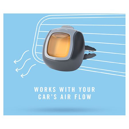 Febreze Auto Odor-Eliminating Car Freshener Vent Clip, Midnight