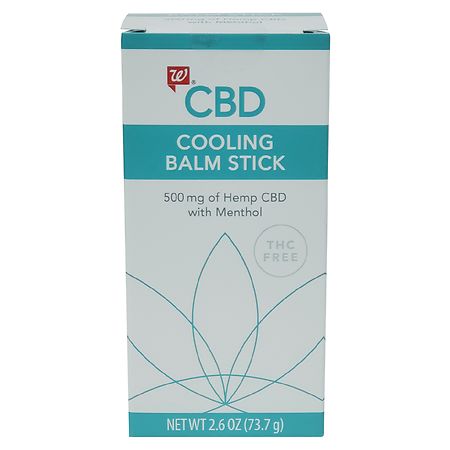 Walgreens CBD Rapid Cooling Balm Stick, 500 mg