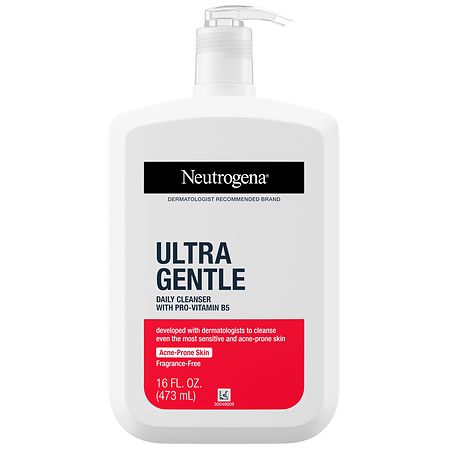 Neutrogena Ultra Gentle Daily Face Cleanser, Fragrance-Free