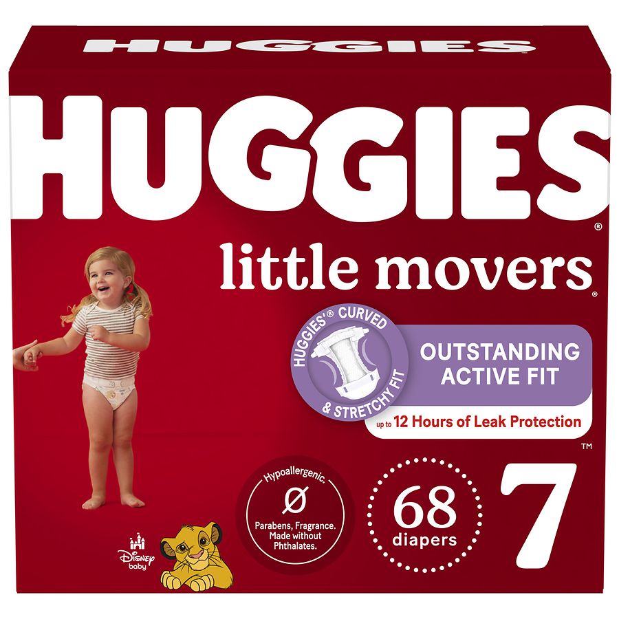 Save on Huggies Little Movers Disney Size 7 Diapers 41+ lbs Order Online  Delivery