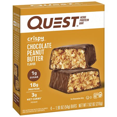 Quest Nutrition Hero Protein Bars Chocolate Peanut Butter