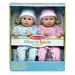 Melissa & Doug Mine to Love - Luke & Lucy Baby Doll | Walgreens