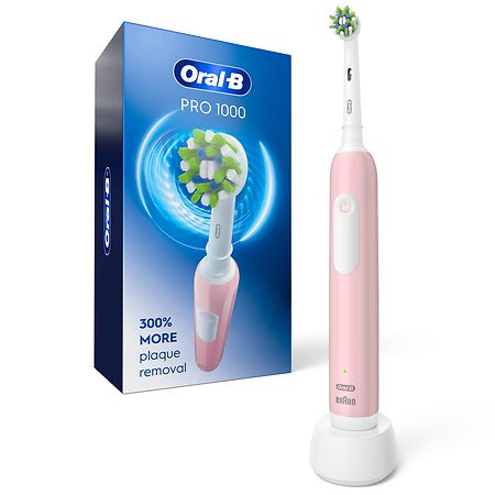 Waarnemen Somatische cel Negende Oral-B Pro 1000 CrossAction Electric Toothbrush Pink | Walgreens