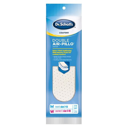 UPC 888853002200 product image for Dr. Scholl's Comfort Double Air-Pillo Insoles 6-10 - 1.0 pr | upcitemdb.com