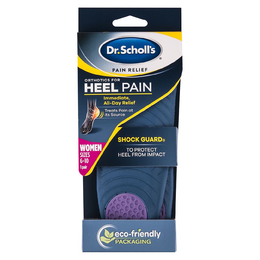 opvoeder annuleren twee Dr. Scholl's P.R.O. Pain Relief Orthotics For Heel Pain Women 5-12 |  Walgreens