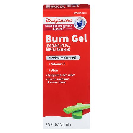 Walgreens Maximum Strength Burn Gel Topical Analgesic