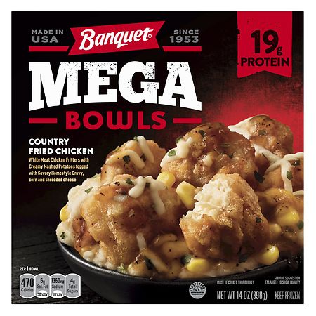 Banquet Mega Bowl Country Fried Chicken