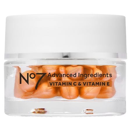 No7 Advanced Ingredients Vitamin C & Vitamin E Facial Capsules