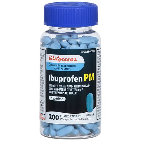 Walgreens Ibuprofen PM Caplets