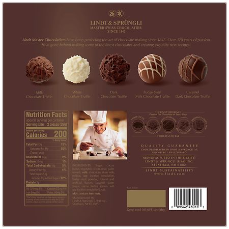 Lindt Gourmet Truffles Gift Box | Walgreens