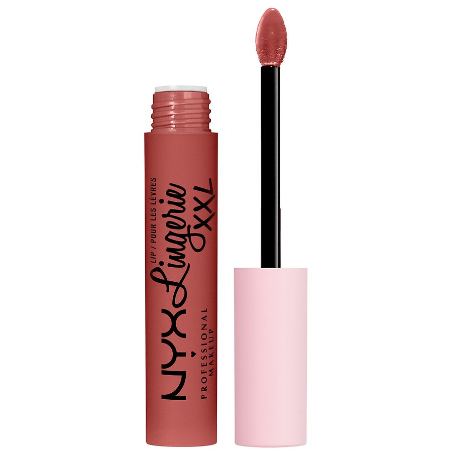 NYX Professional Lip Makeup Up Liquid Matte Walgreens Lipstick, Lingerie Warm XXL 