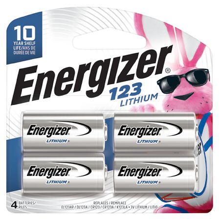 Energizer Photo 123 Lithium Batteries, 3V Batteries