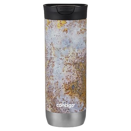 Personalized 16 Oz Contigo Huron Vacuum-insulated Stainless Steel Travel Mug  With Leak-proof Lid, Matte Black 