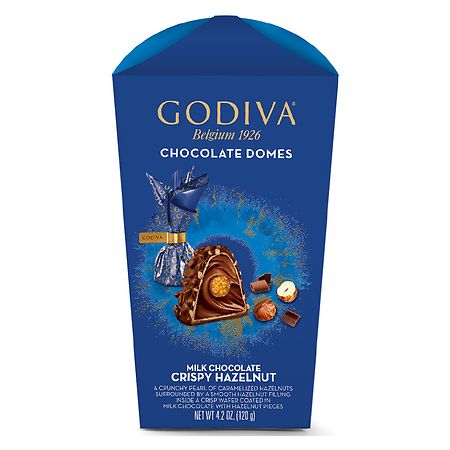 Godiva Milk Chocolate Crispy Hazelnut Domes