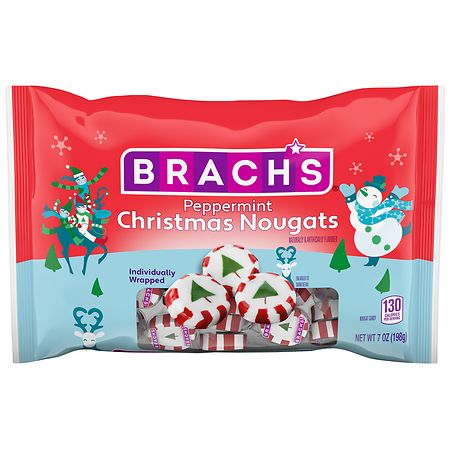  Brach's Bobs Red & White Mint Canes, Christmas Candy