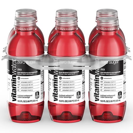 vitaminwater electrolyte enhanced acai-blueberry-pomegranate water  16.9 fl oz. 24/Pk