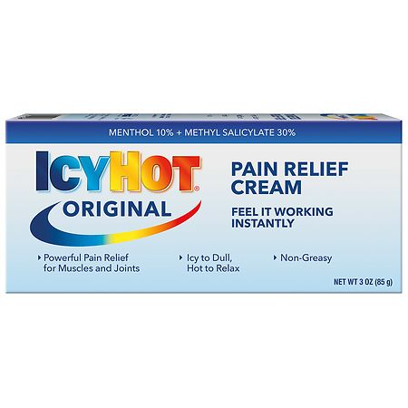 Icy Hot Orignal Pain Relieving Cream, Powerful Pain Relief for Muscles & Joints