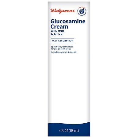 Walgreens Glucosamine Cream with MSM & Arnica