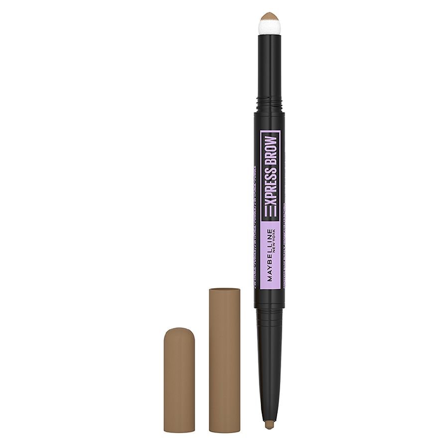 Maybelline Express Brow 2-In-1 Pencil and Powder, Eyebrow Makeup, Blonde