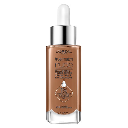 L'Oreal Paris True Match Hyaluronic Tinted Serum Makeup Skincare Hybrid Tan-Deep 7-8