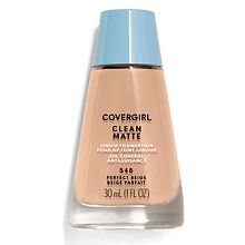 CoverGirl Clean Matte Liquid Foundation, 548 Perfect Beige | Walgreens