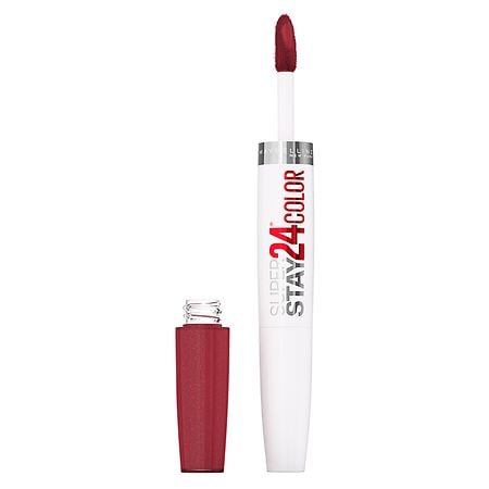 Lasting 24 2-Step | Walgreens Lipstick, Ablaze Maybelline Long Liquid SuperStay City