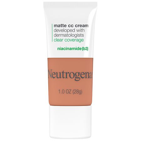 Neutrogena Clear Coverage Flawless Matte CC Cream Fragrance-Free Ginger