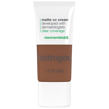 Neutrogena Clear Coverage Flawless Matte CC Cream, Cinnamon 9.0, 1 oz | CVS