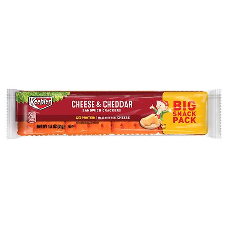 UPC 030100211488 product image for Keebler Sandwich Crackers Cheese and Cheddar - 1.8 OZ | upcitemdb.com