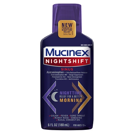 Mucinex Night Shift Sinus