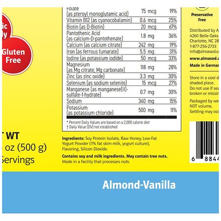 Almased Low-Glycemic High-Protein Diet and Meal Replacement Plan