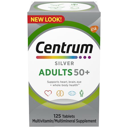 Centrum Adult 50+, Multivitamin & Multimineral Supplements Tablets